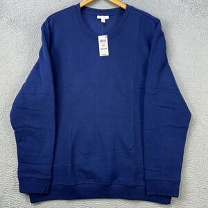 Charter Club Sweatshirt Crewneck Mens 2XL Blue Long Sleeve Pullover Casual NEW